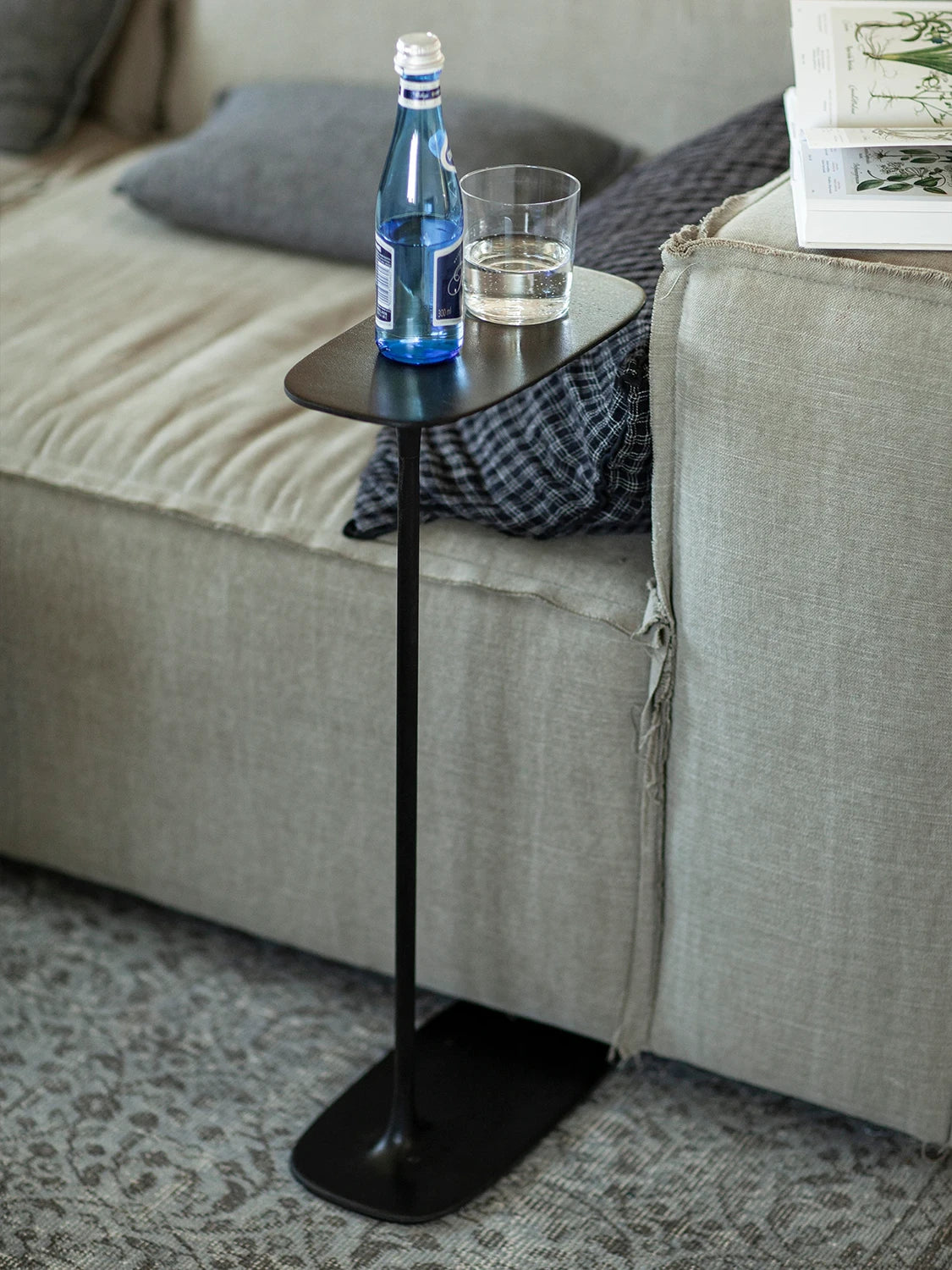 Tall Side Table - Blackend Aluminium