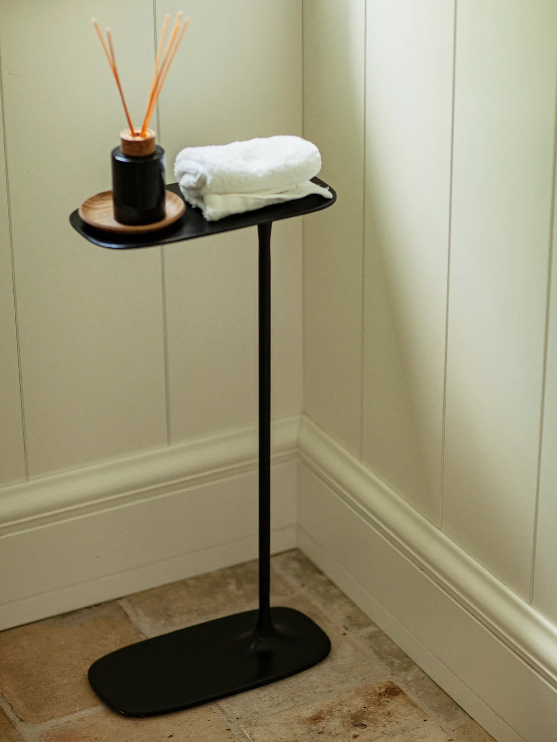Tall Side Table - Blackend Aluminium