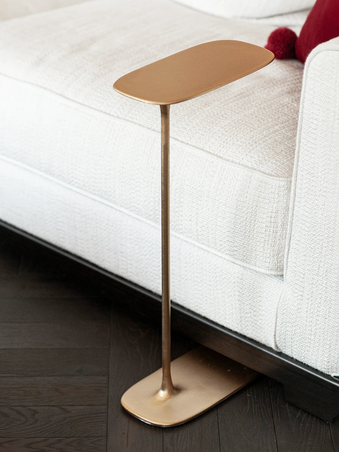 Tall Side Table - Brushed Brass