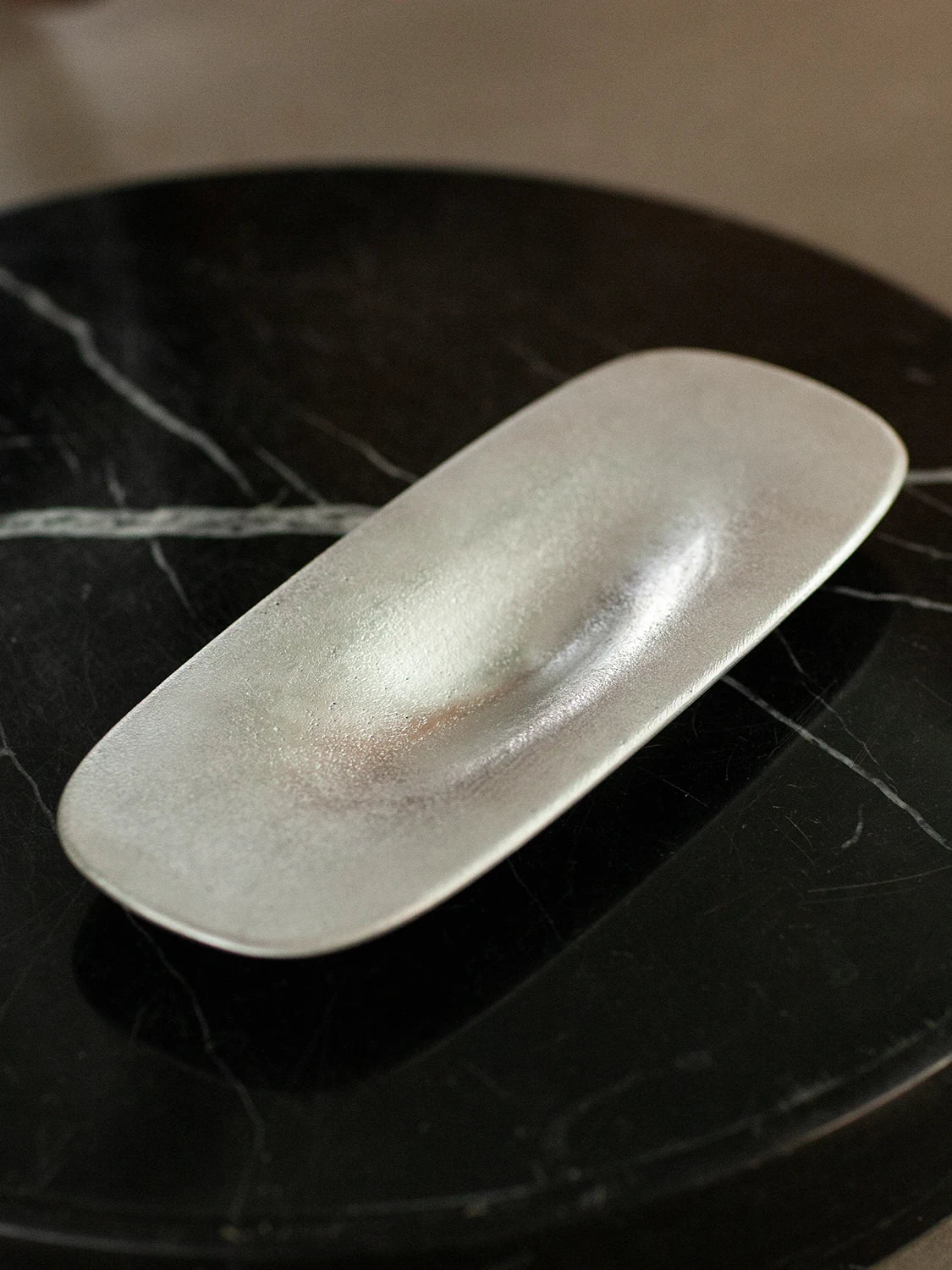 Small Tray - Textured Aluminium