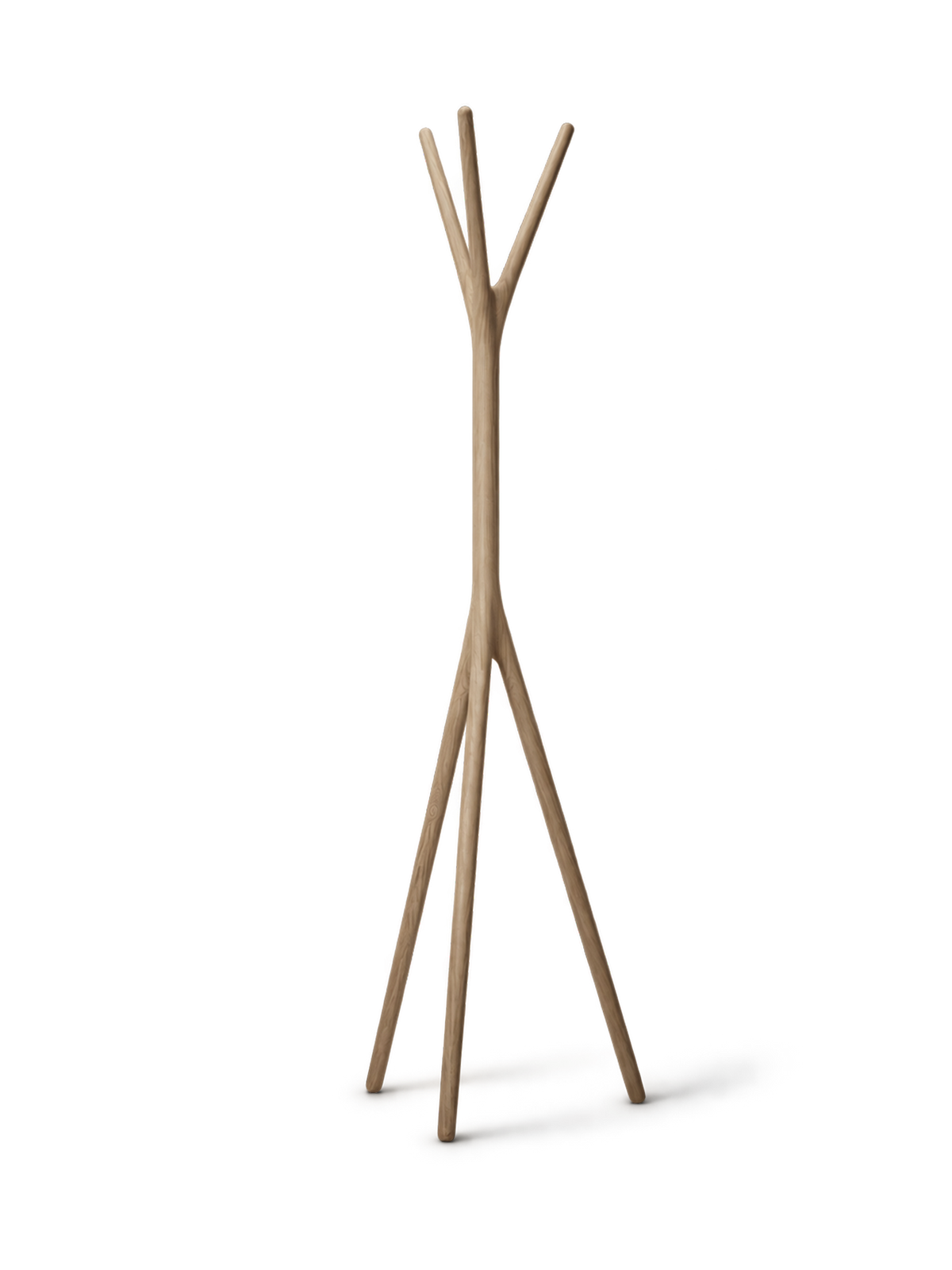 Woody Coat Stand - Natural Oak
