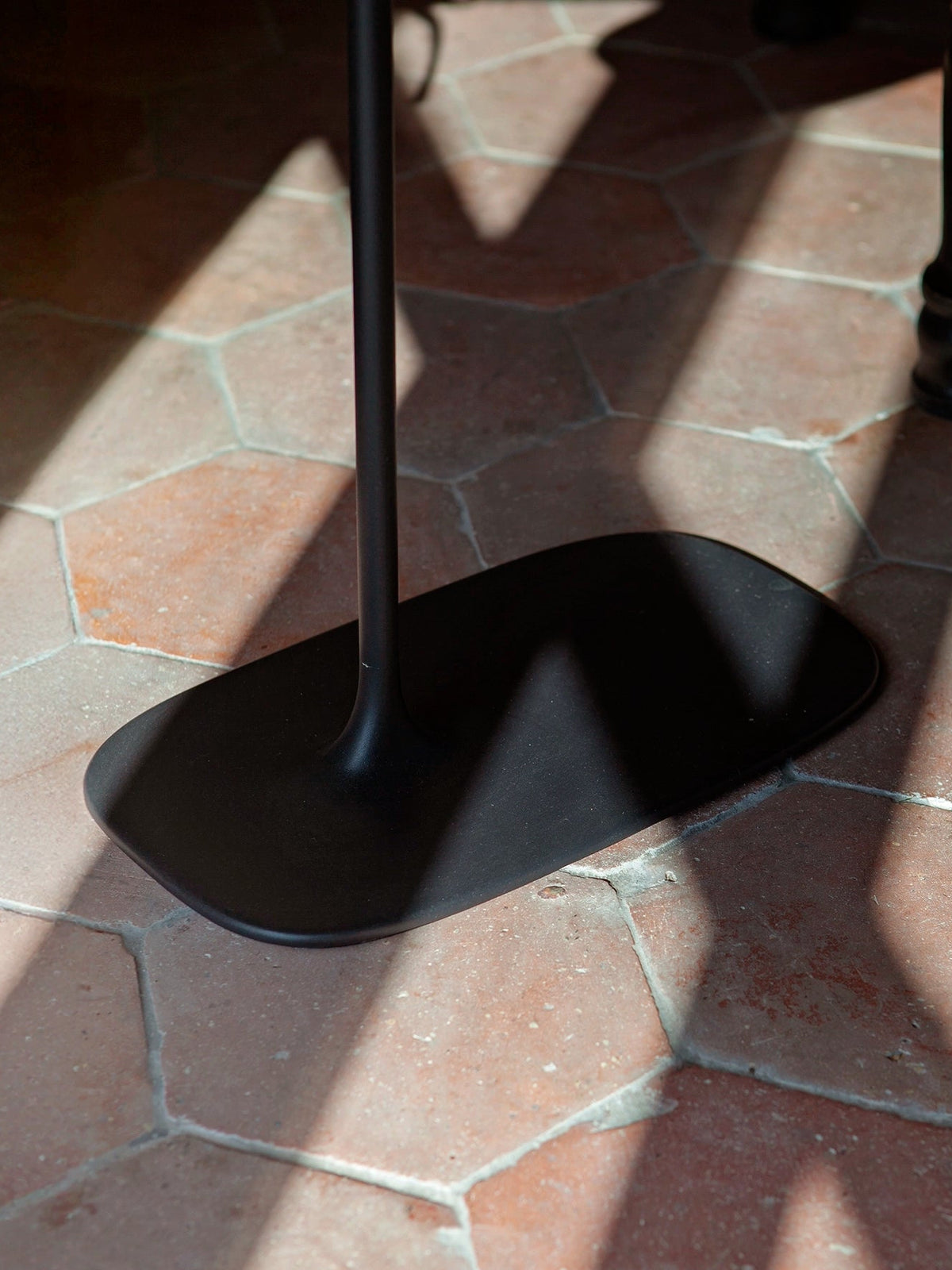 Low Side Table - Coated Black