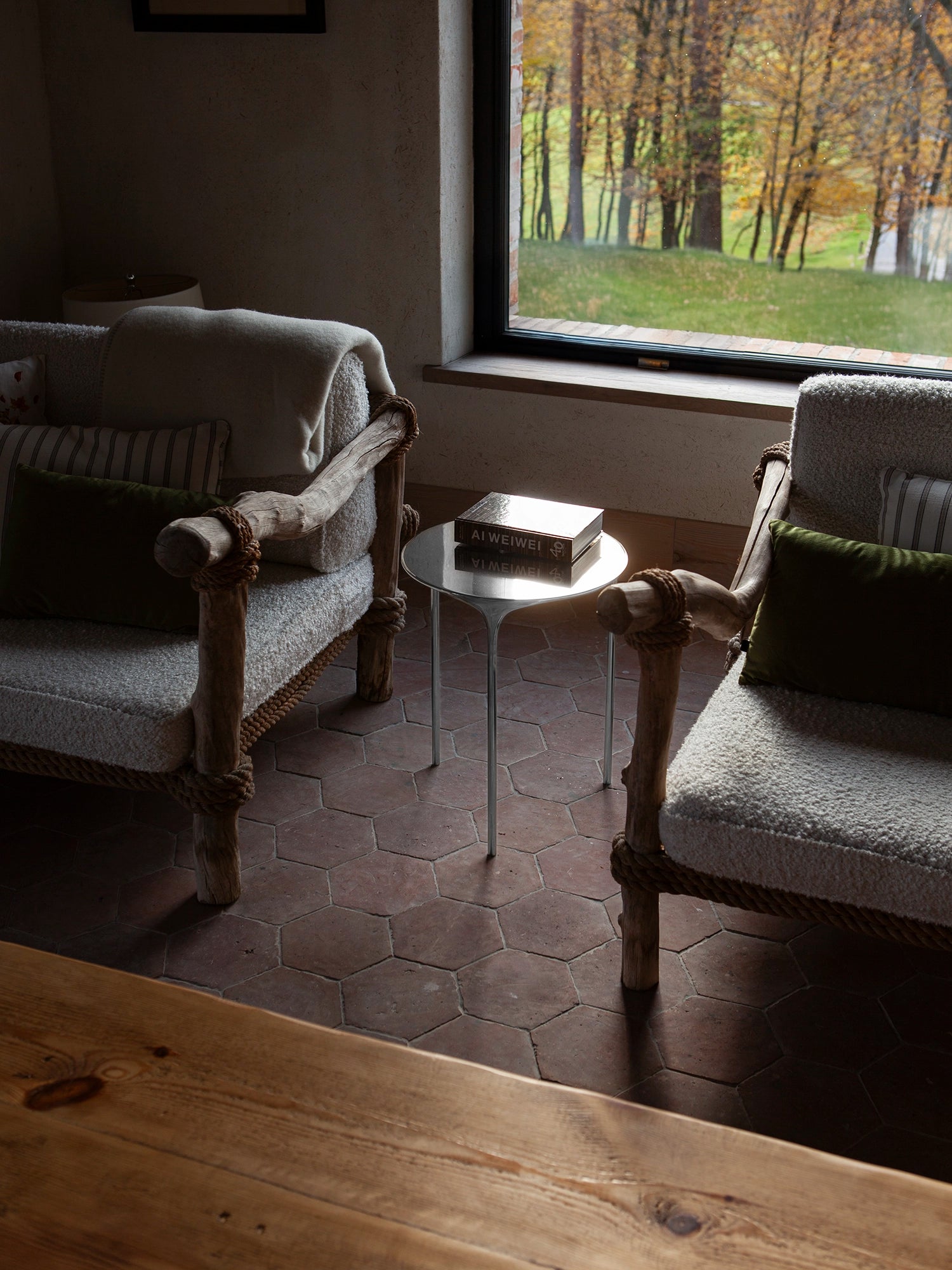 Coffee Table - Polished Aluminium