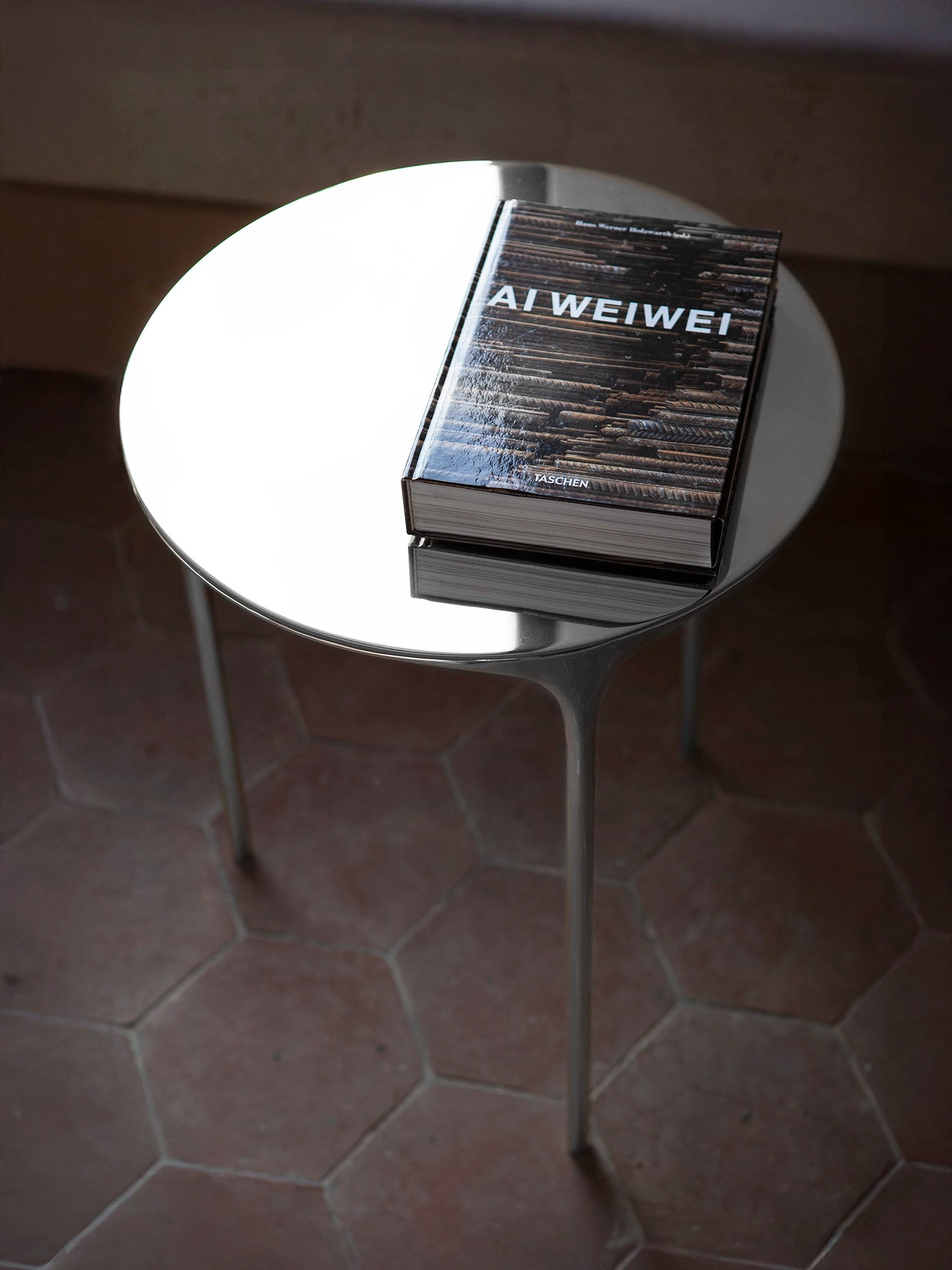 Coffee Table - Polished Aluminium