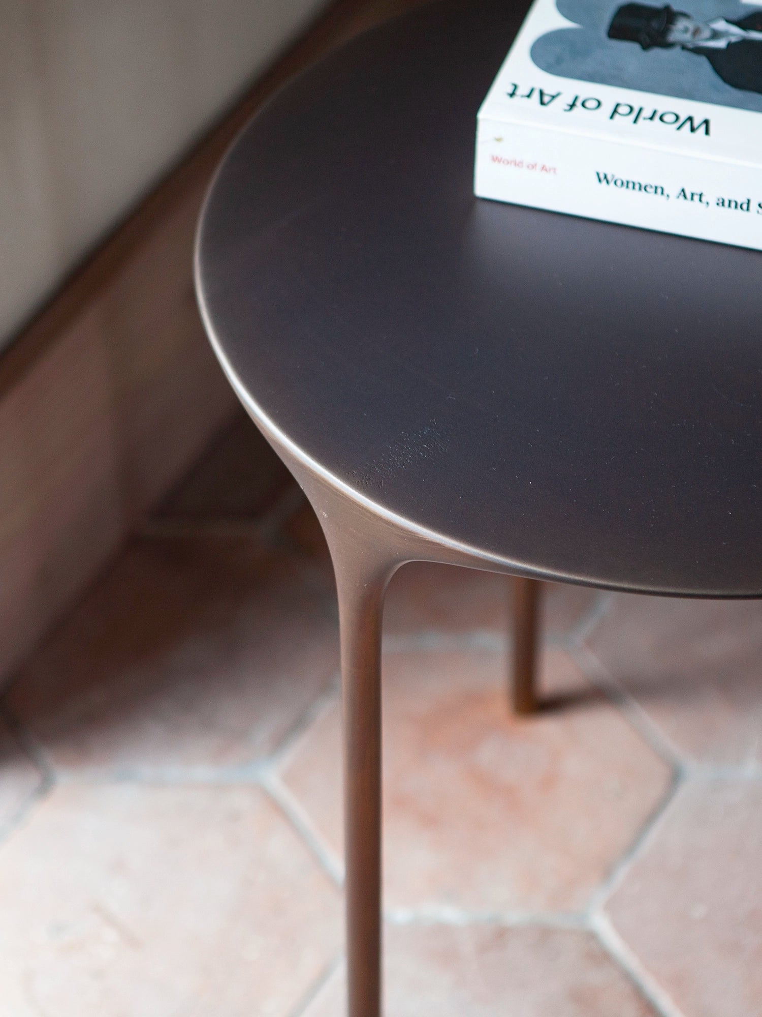 Coffee Table - Aged Brass