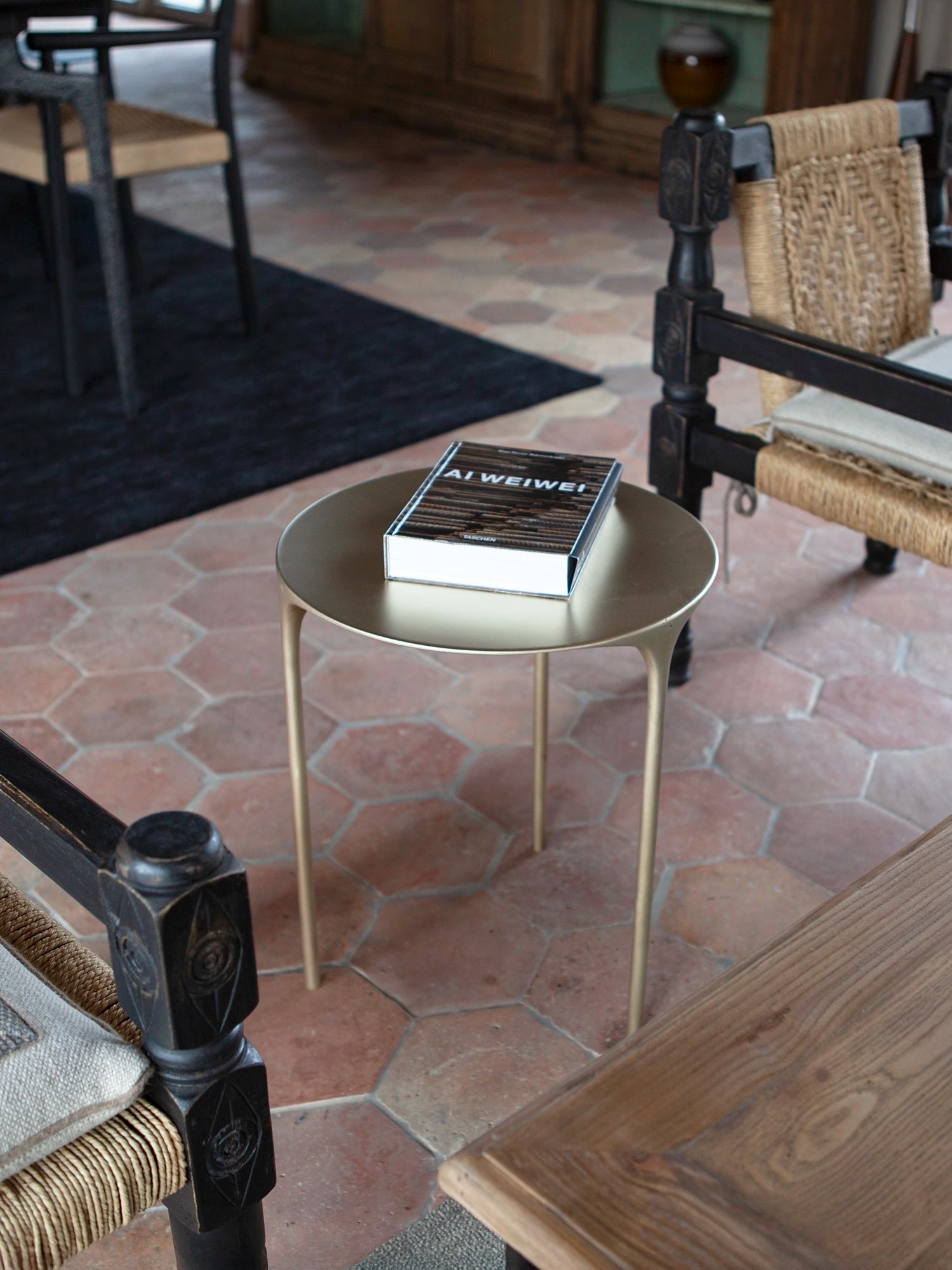 Coffee Table - Brushed Brass