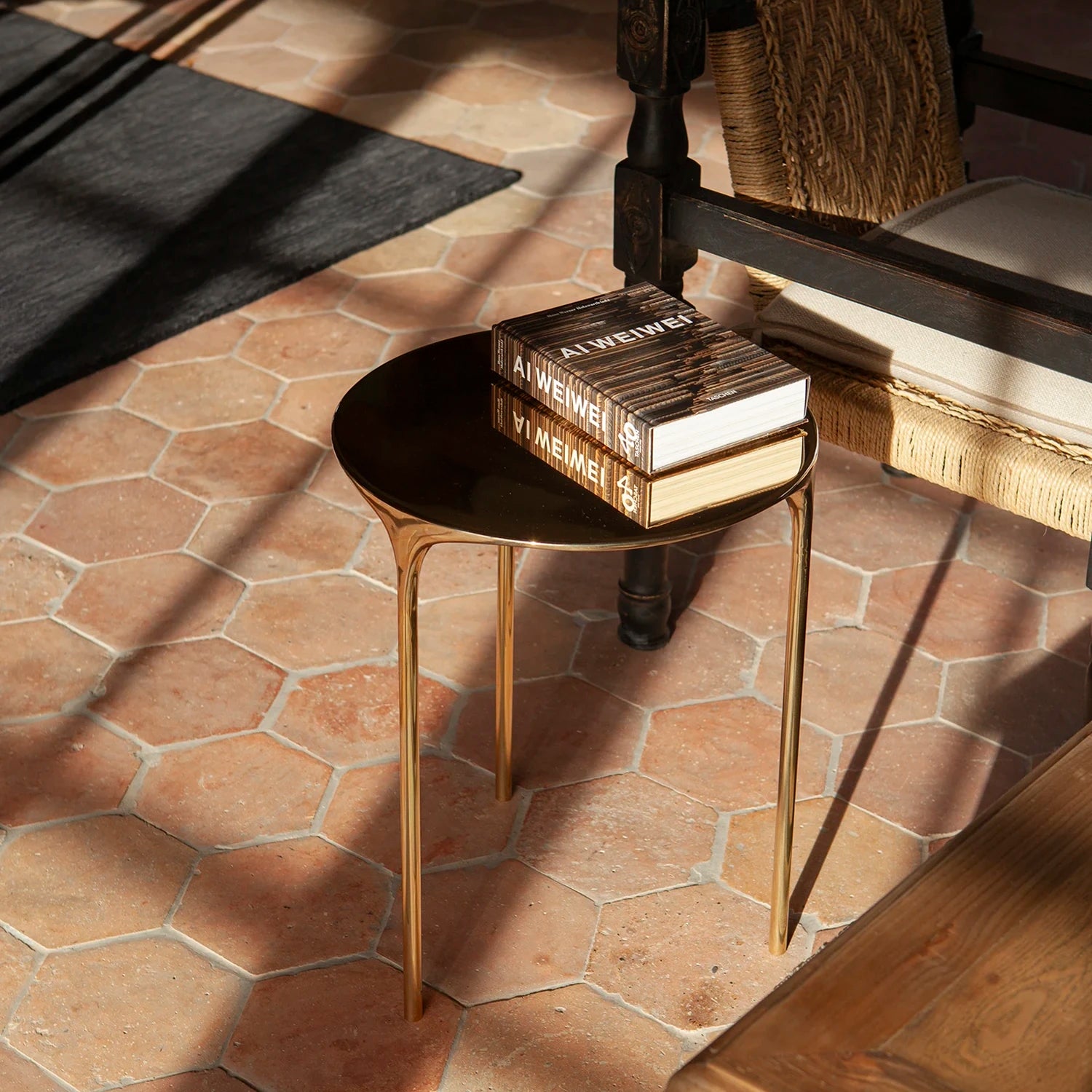 Coffee Table - Polished Brass