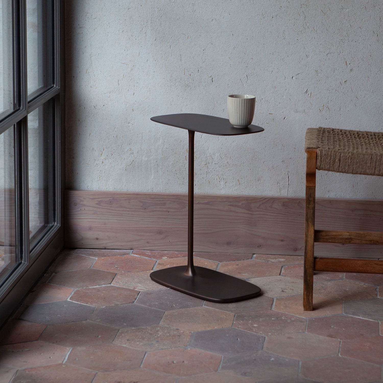 Low Side Table - Aged Brass