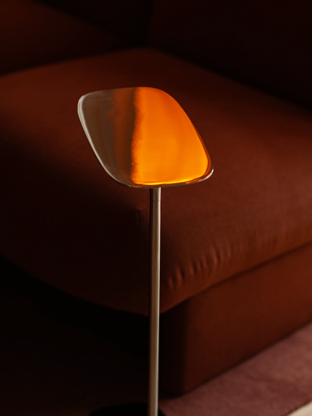 Tall Side Table - Polished Aluminium